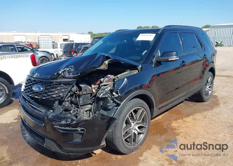 2019 Ford Explorer Sport from USA, damaged, VIN 1FM5K8GT4KGB12577